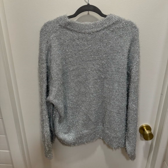 NWT H&M Tinsel Sparkly Sweater - Picture 5 of 5